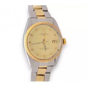 Rolex Oyster Perpetual Date 1505 Yellow Gold Bicolor Automatic